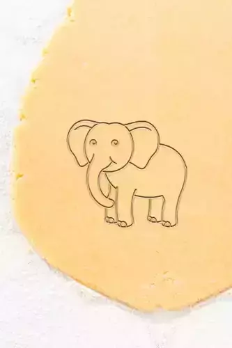 Elephant Cookie Cutter - Biscuit Cutter