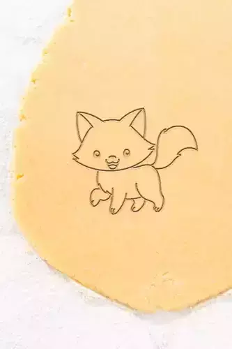 Baby Fox Cookie Cutter - Biscuit Cutter