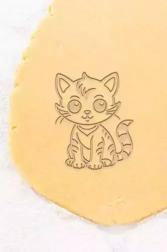 Baby Tiger Cookie Cutter - Biscuit Cutter