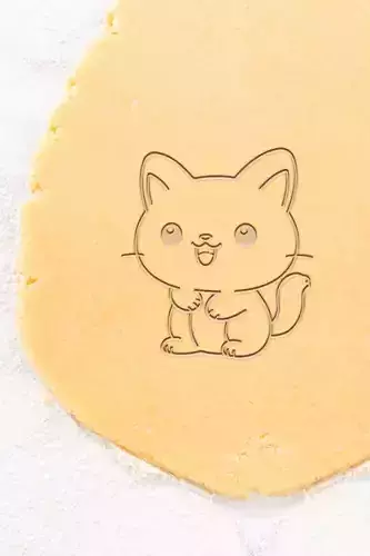 Baby Cat Cookie Cutter - Biscuit Cutter