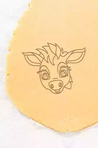 Beautiful Donkey Cookie Cutter - Biscuit Cutter