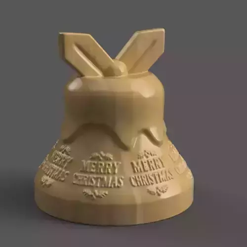 Christmas bell 001 3D print model