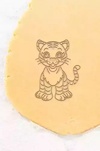 Tiger Cookie Cutter - Biscuit Cutter