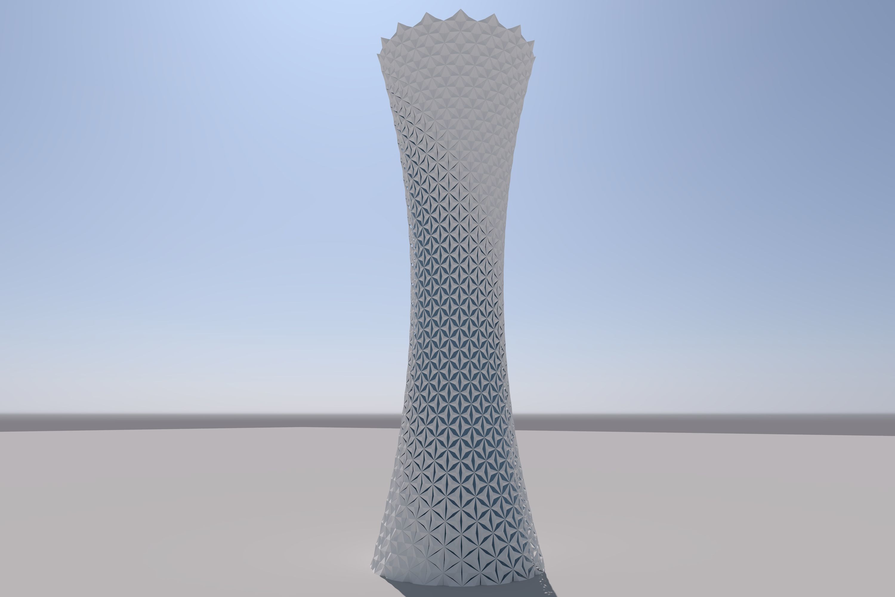parametric Tower models 3D model_2