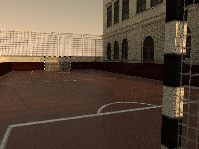 European High School 3D Model 3D model_9