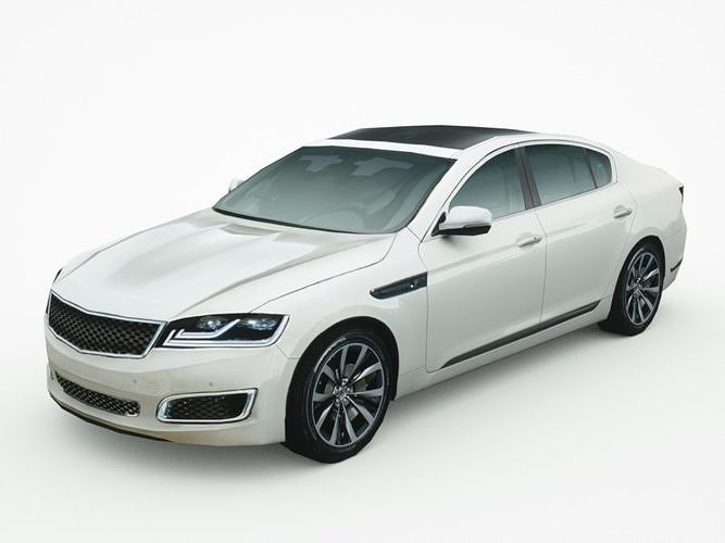 Generic Sedan v12 Low-poly 3D model