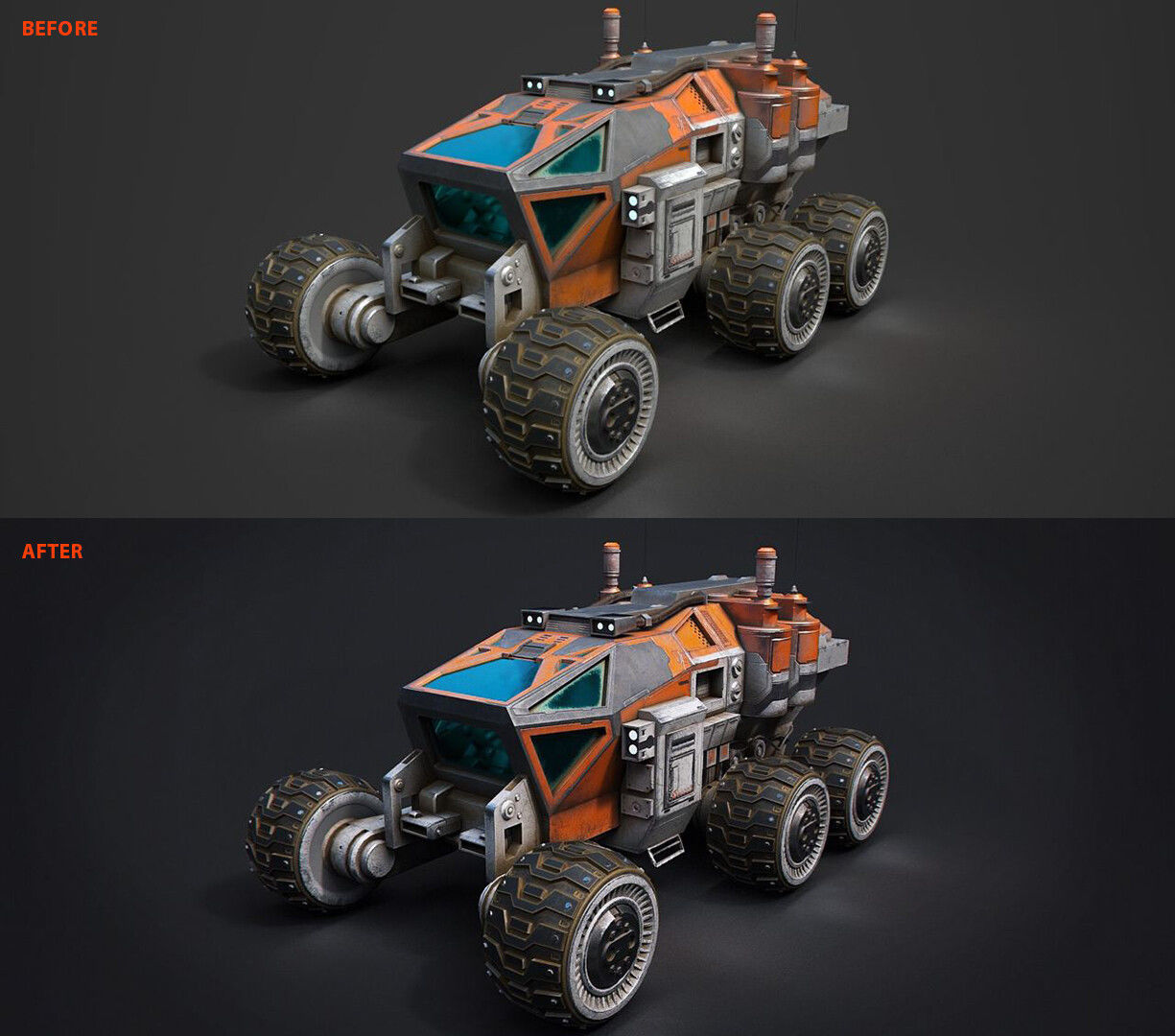 Unreal Engine LUTs Pack Unity Unreal Mac iOS SceneKit Grading Texture_3