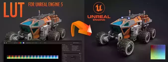 Unreal Engine LUTs Pack  Unity Unreal Mac iOS SceneKit Grading