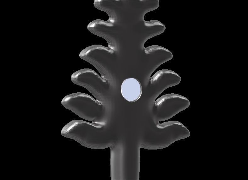 Christmas Tree Fridge Magnet 3D print model_2