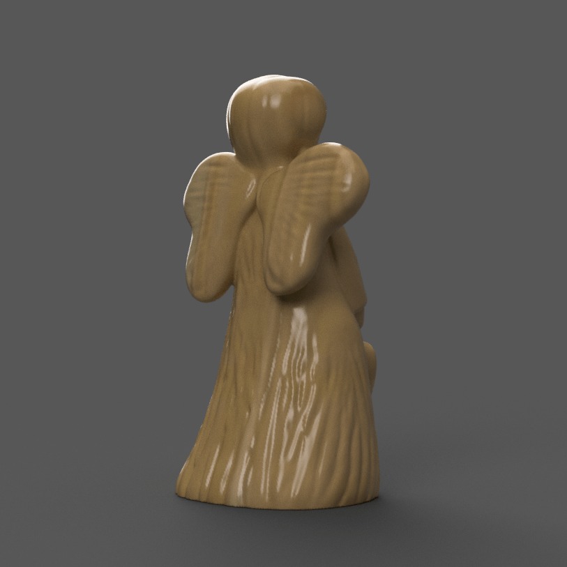 angel for Christmas 2 3D print model_5
