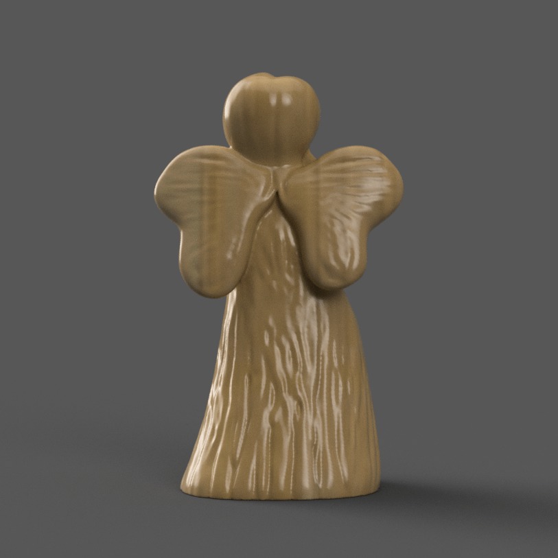 angel for Christmas 2 3D print model_4