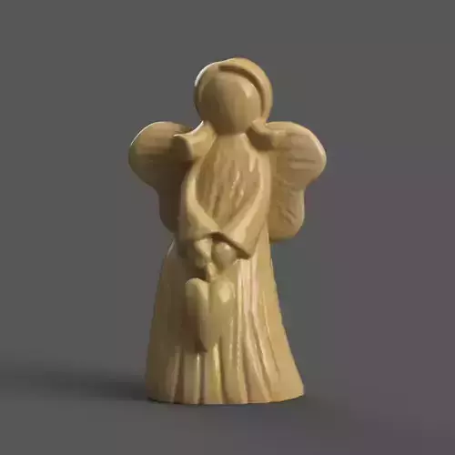 angel for Christmas 2 3D print model