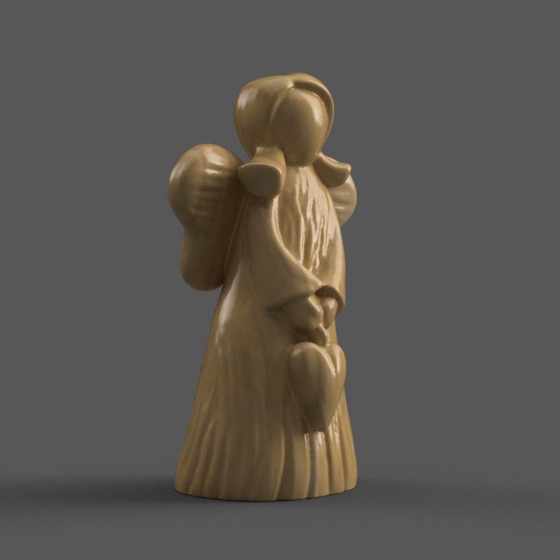 angel for Christmas 2 3D print model_7