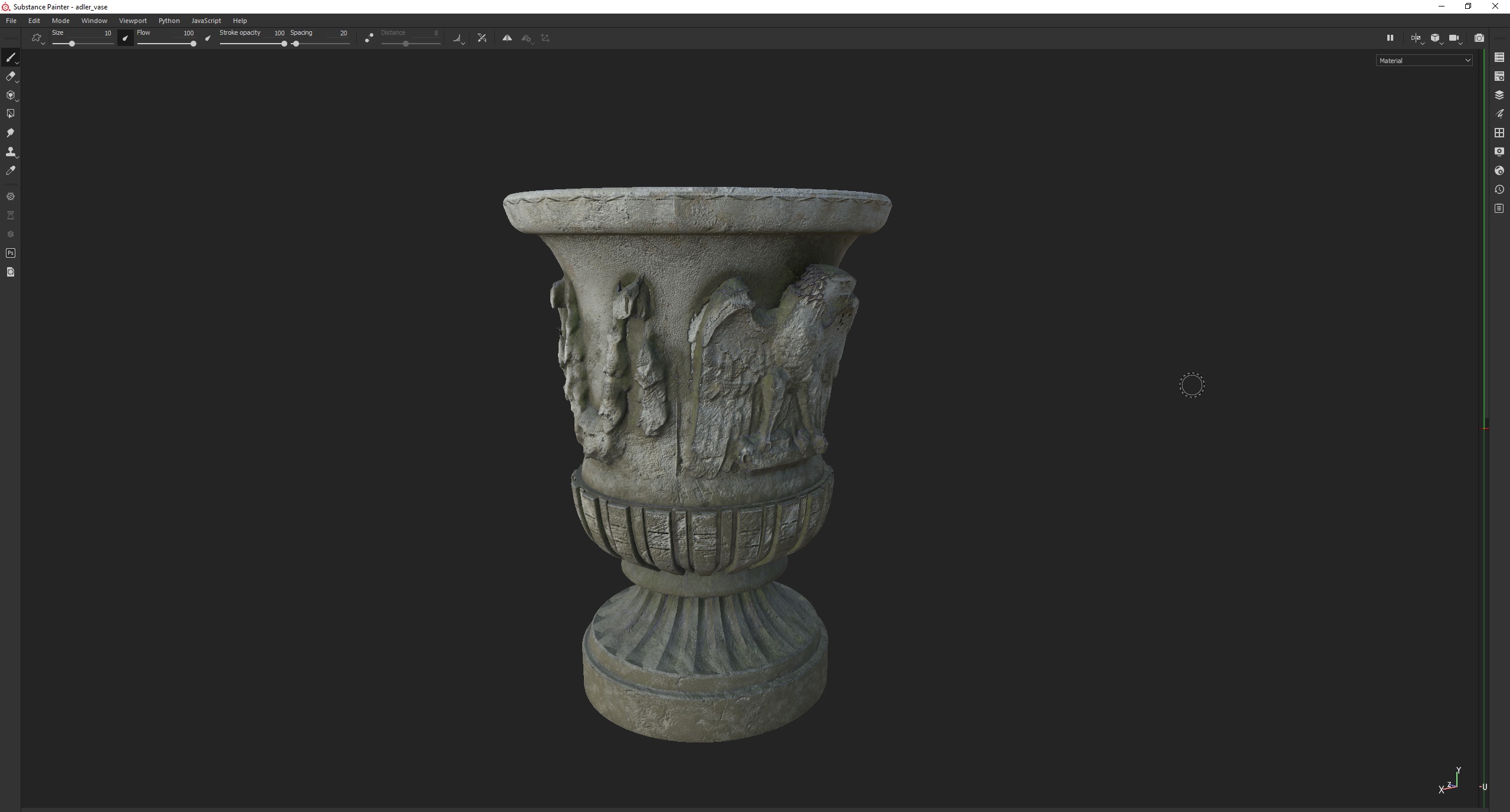 Germania - Reich Adler Eagle Berlin Vase 3D model_2