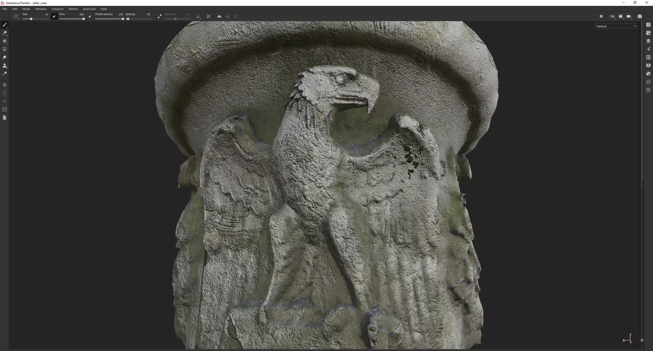 Germania - Reich Adler Eagle Berlin Vase 3D model_0