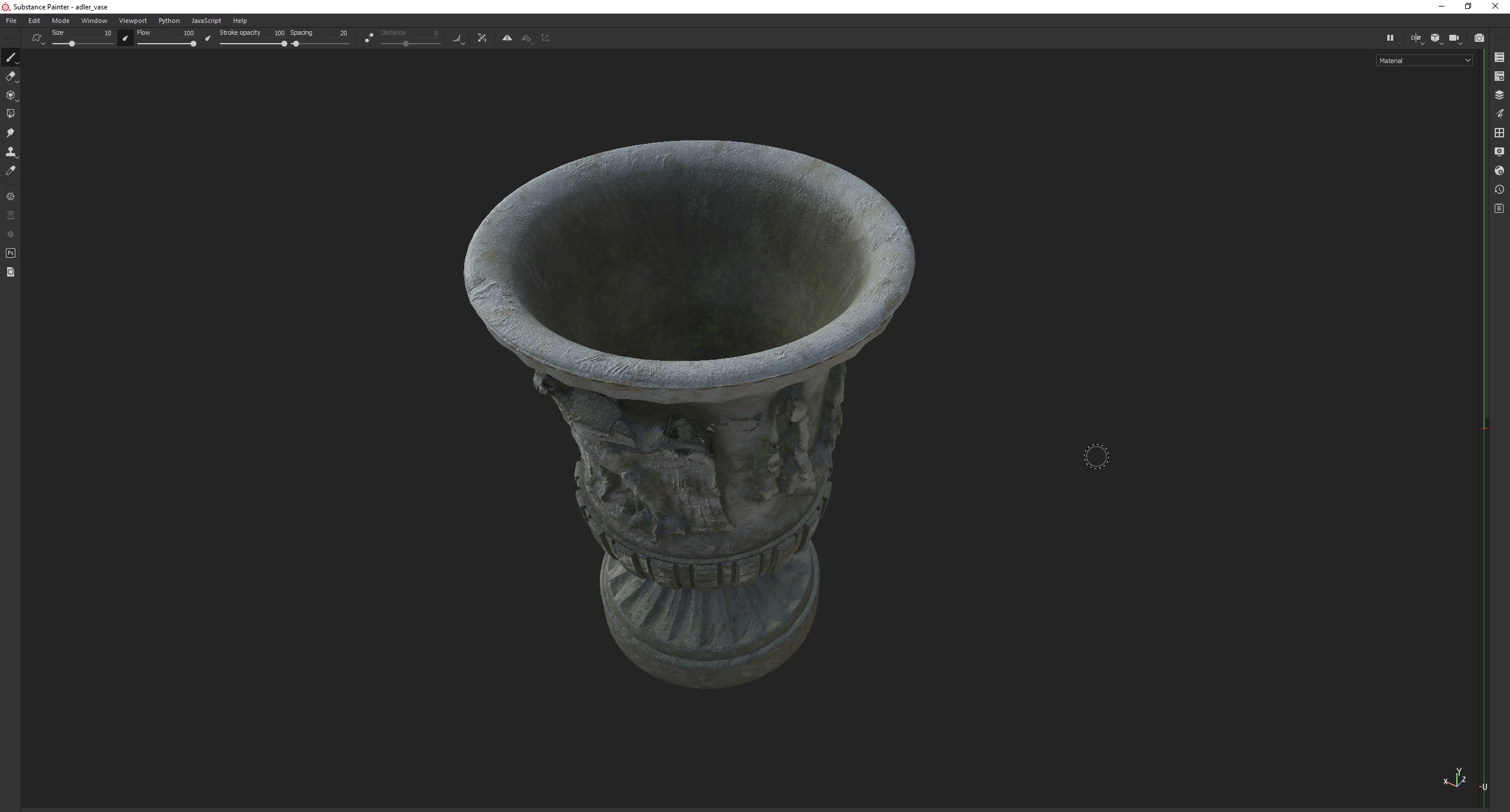 Germania - Reich Adler Eagle Berlin Vase 3D model_3