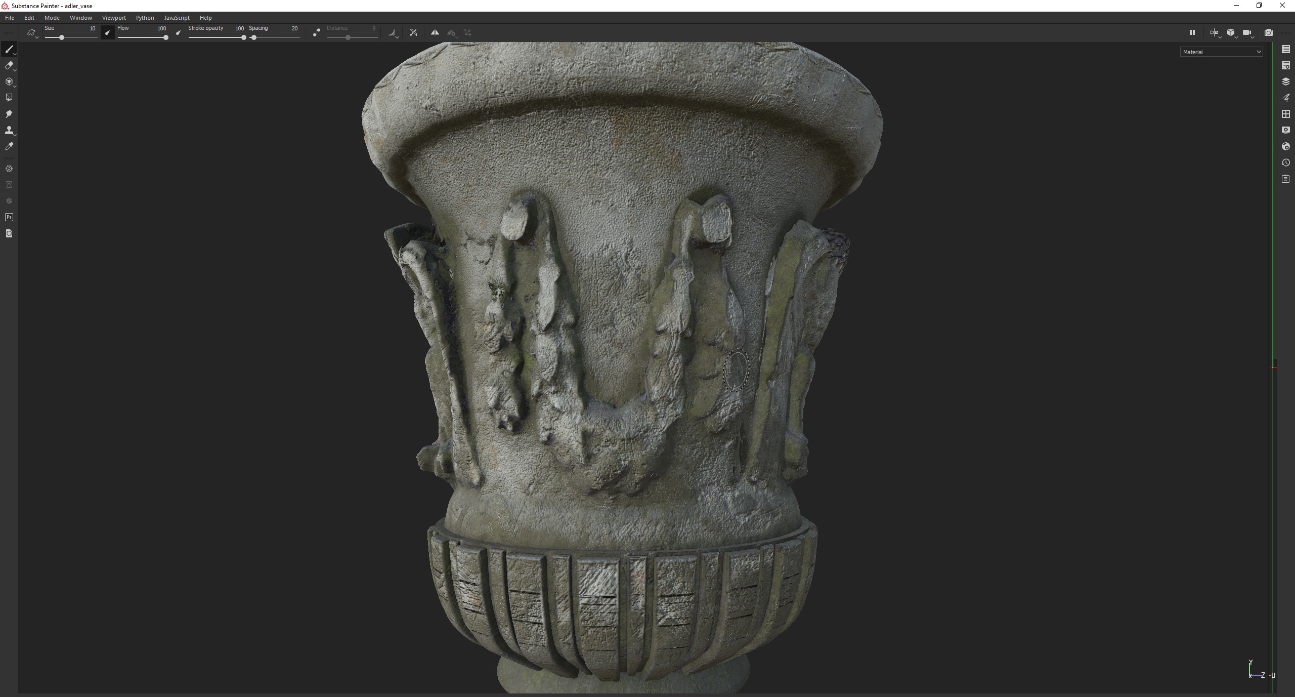 Germania - Reich Adler Eagle Berlin Vase 3D model_5