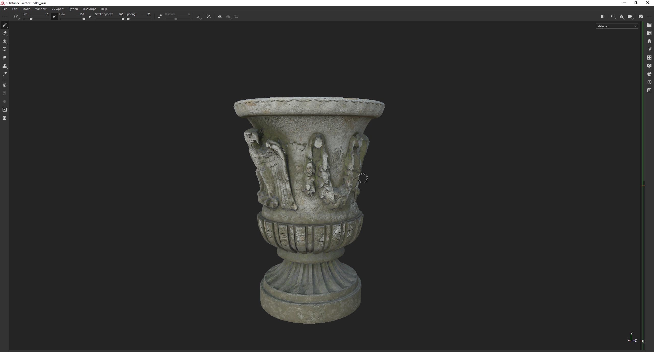 Germania - Reich Adler Eagle Berlin Vase 3D model_7