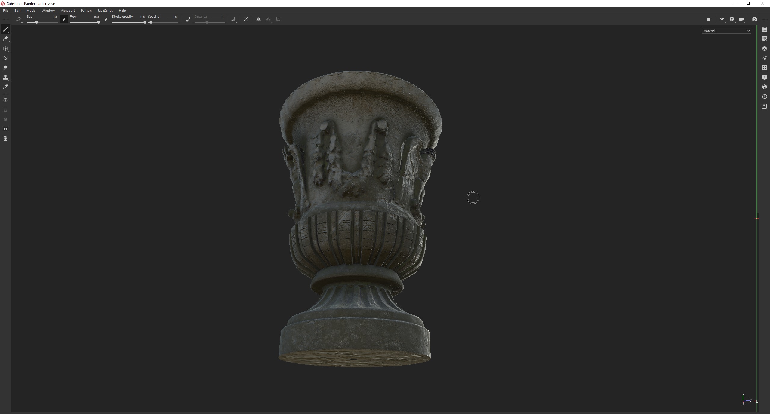 Germania - Reich Adler Eagle Berlin Vase 3D model_4