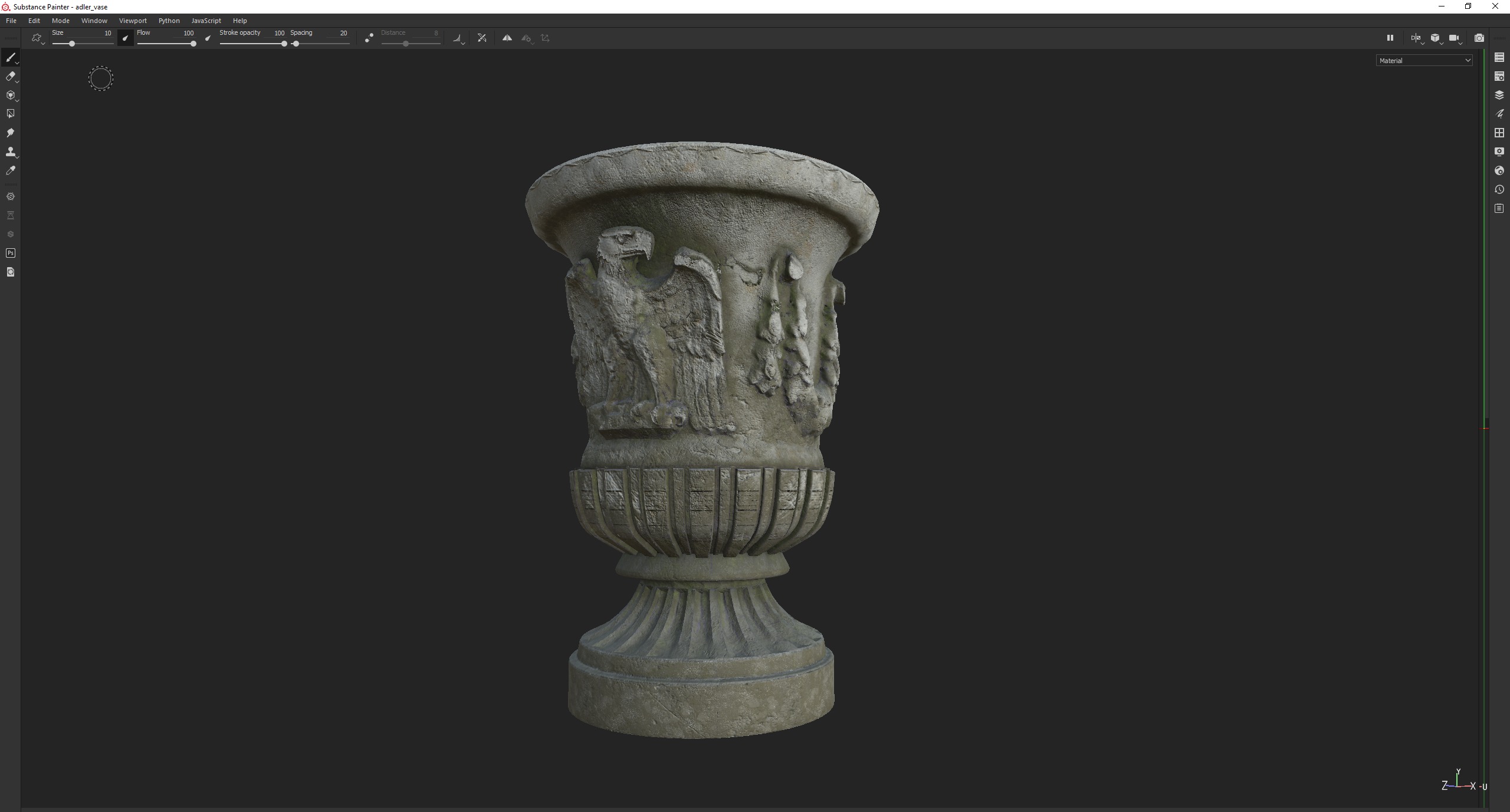 Germania - Reich Adler Eagle Berlin Vase 3D model_1
