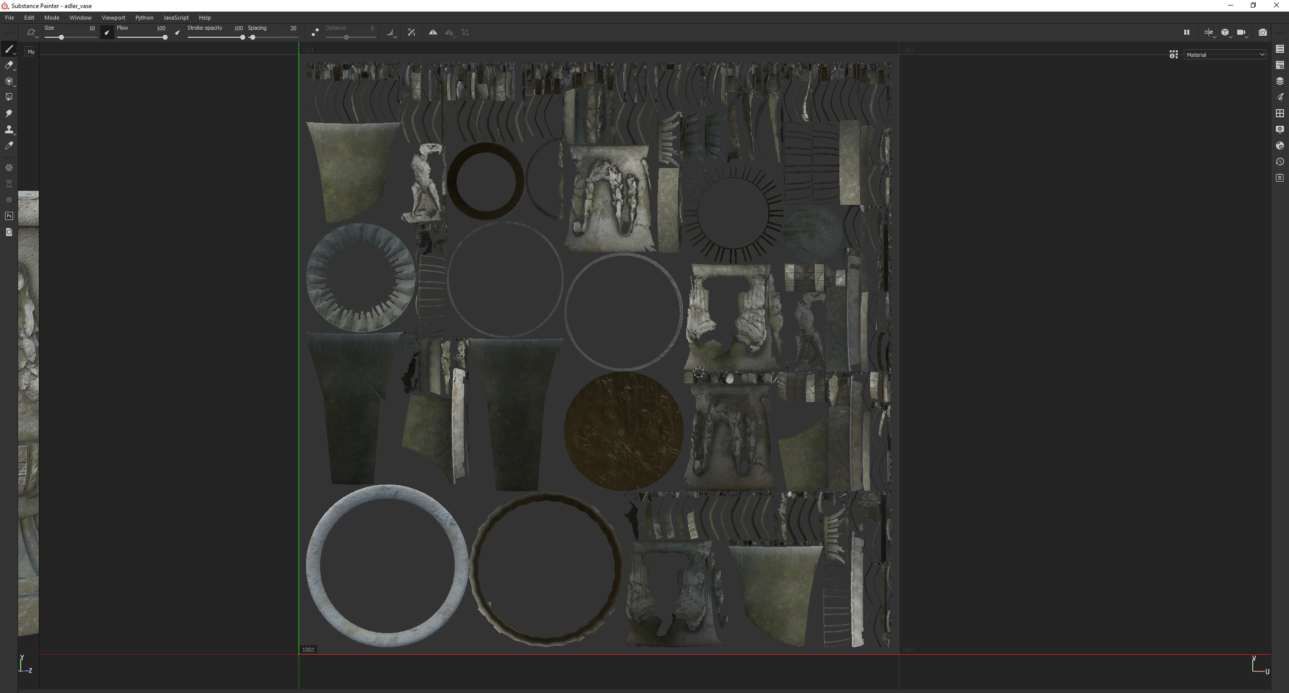 Germania - Reich Adler Eagle Berlin Vase 3D model_8