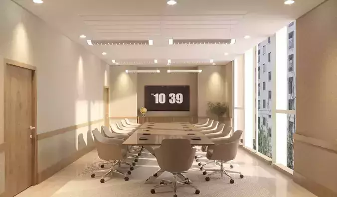 Meeting office room 3D model