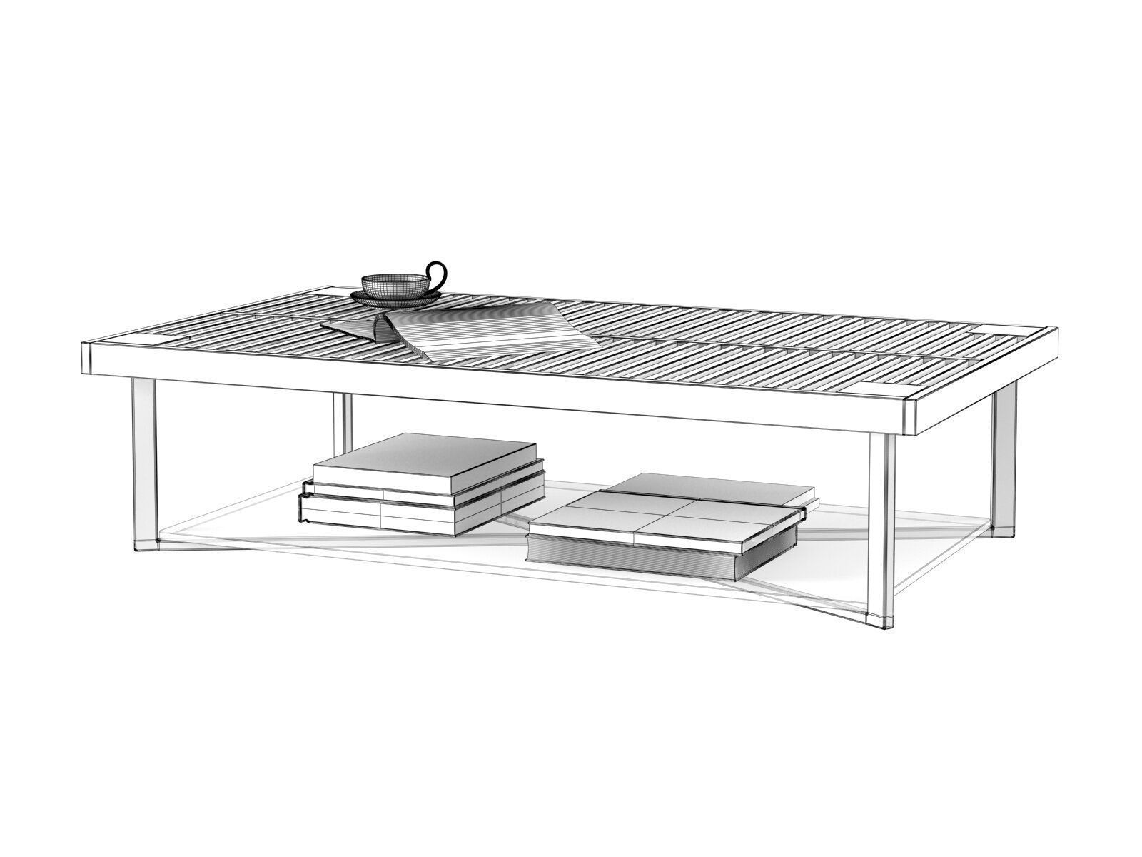 Ponton 120 Coffee Table 3D model_1