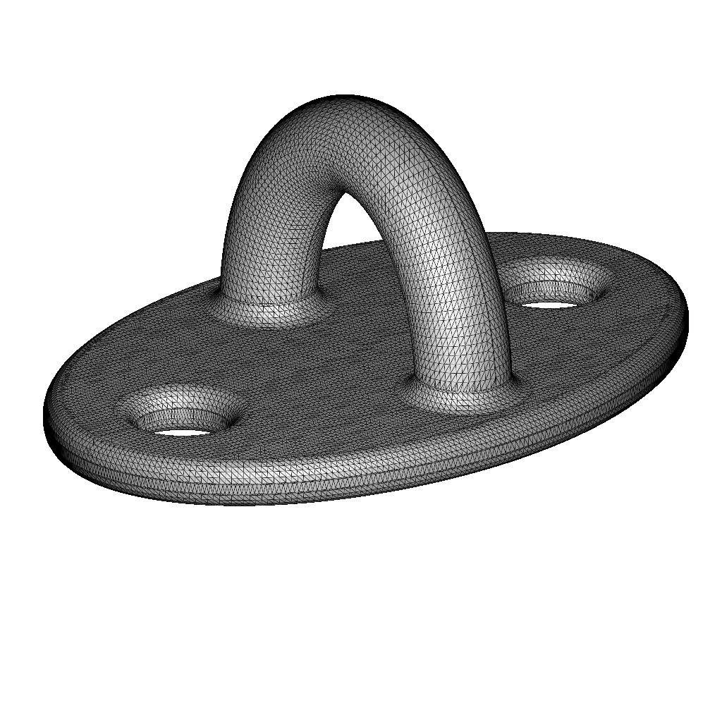 Window Eye Latch 3D print model_4