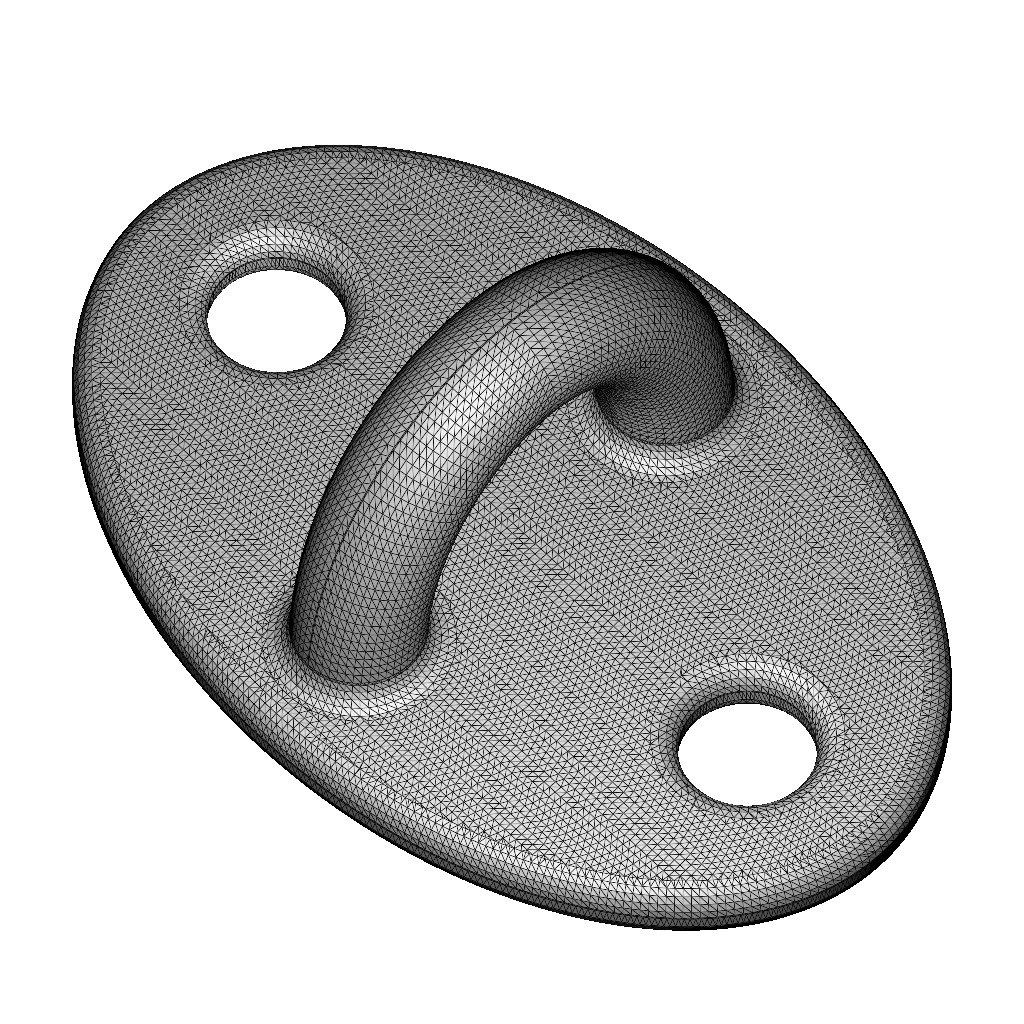 Window Eye Latch 3D print model_3