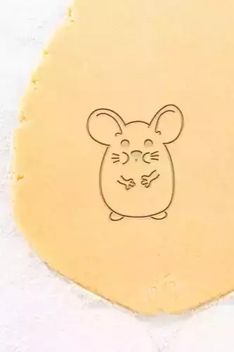 Mouse Cookie Cutter - Biscuit Cutter