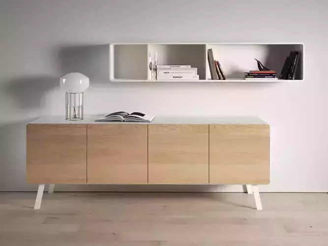 Loop E Sideboard and Shelf