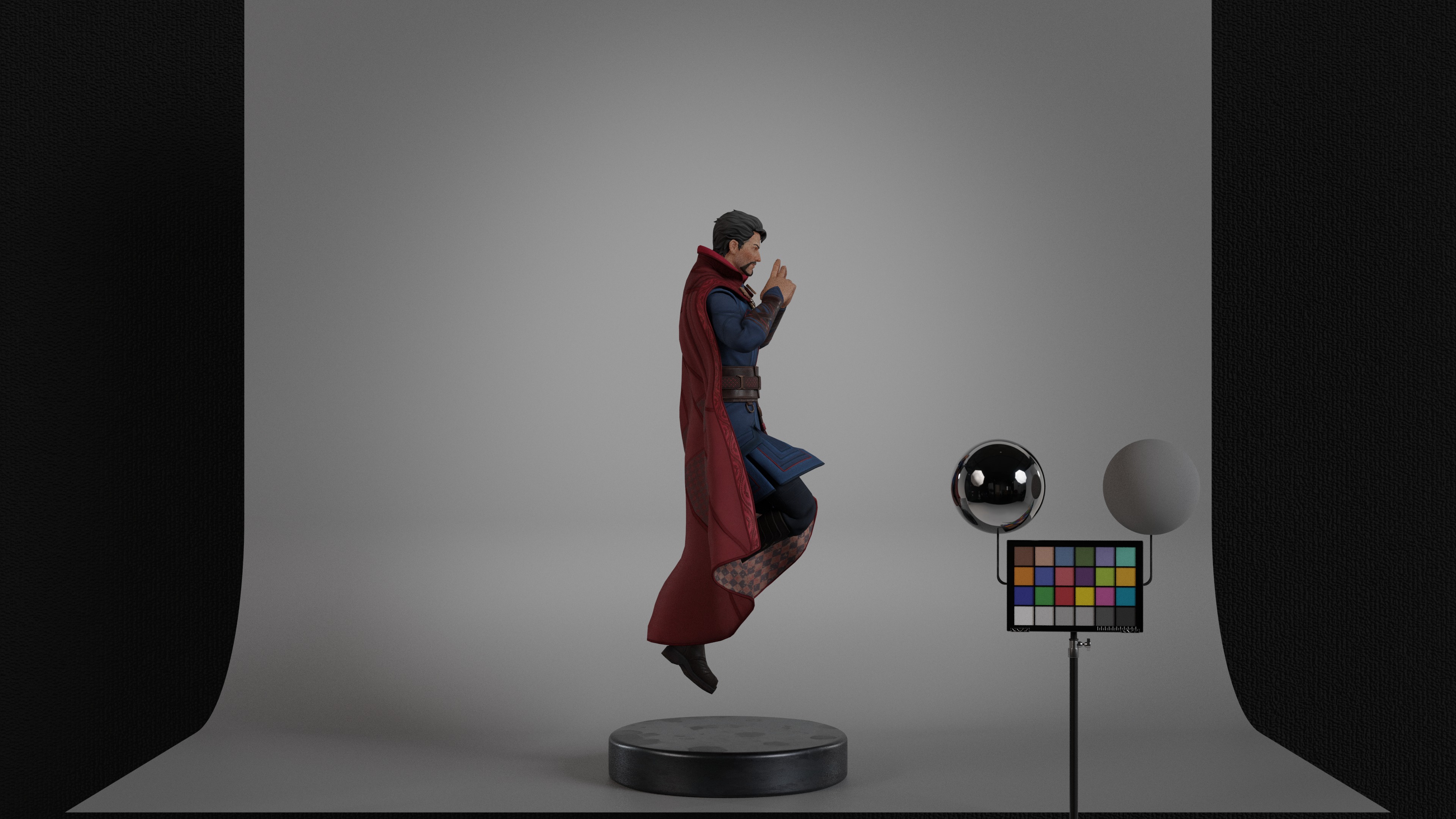 Doctor Strange Low-poly 3D model_11