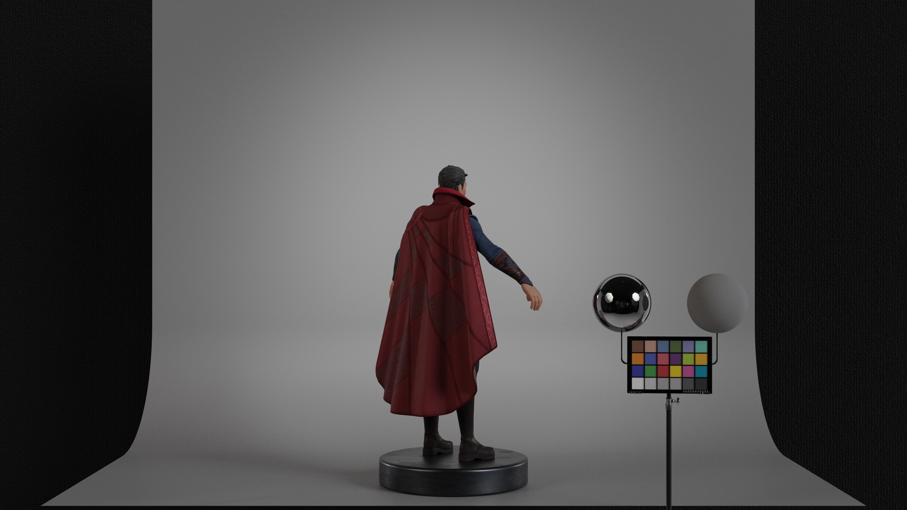 Doctor Strange Low-poly 3D model_4
