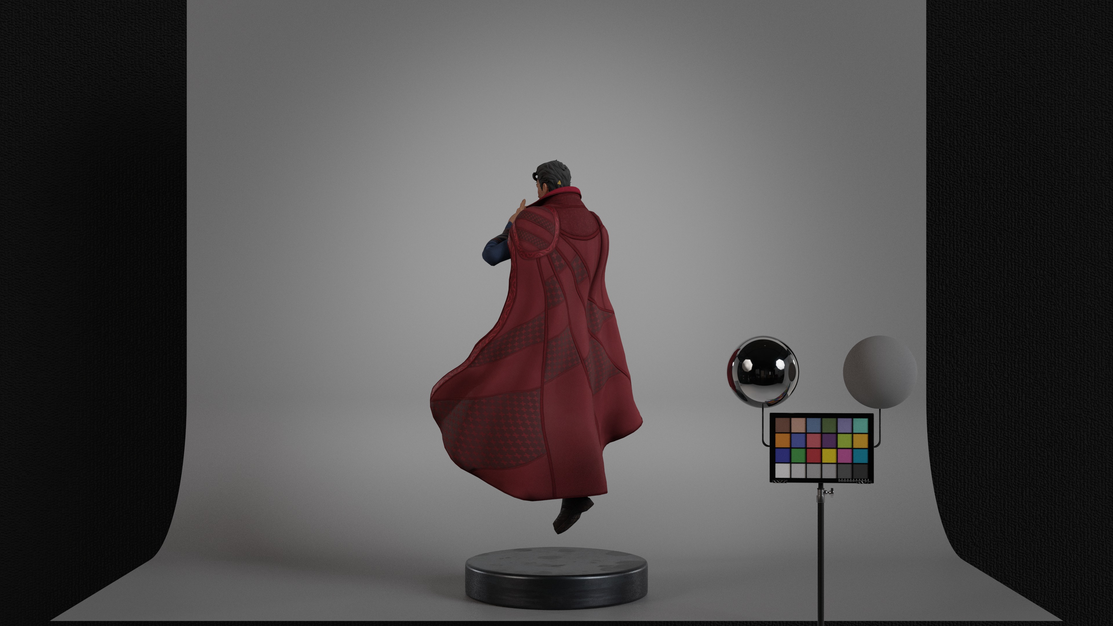 Doctor Strange Low-poly 3D model_14