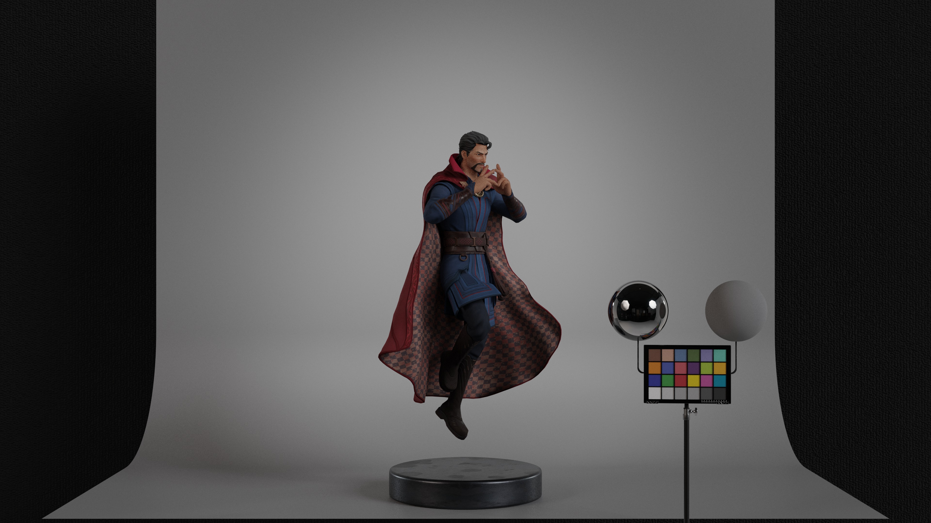 Doctor Strange Low-poly 3D model_10
