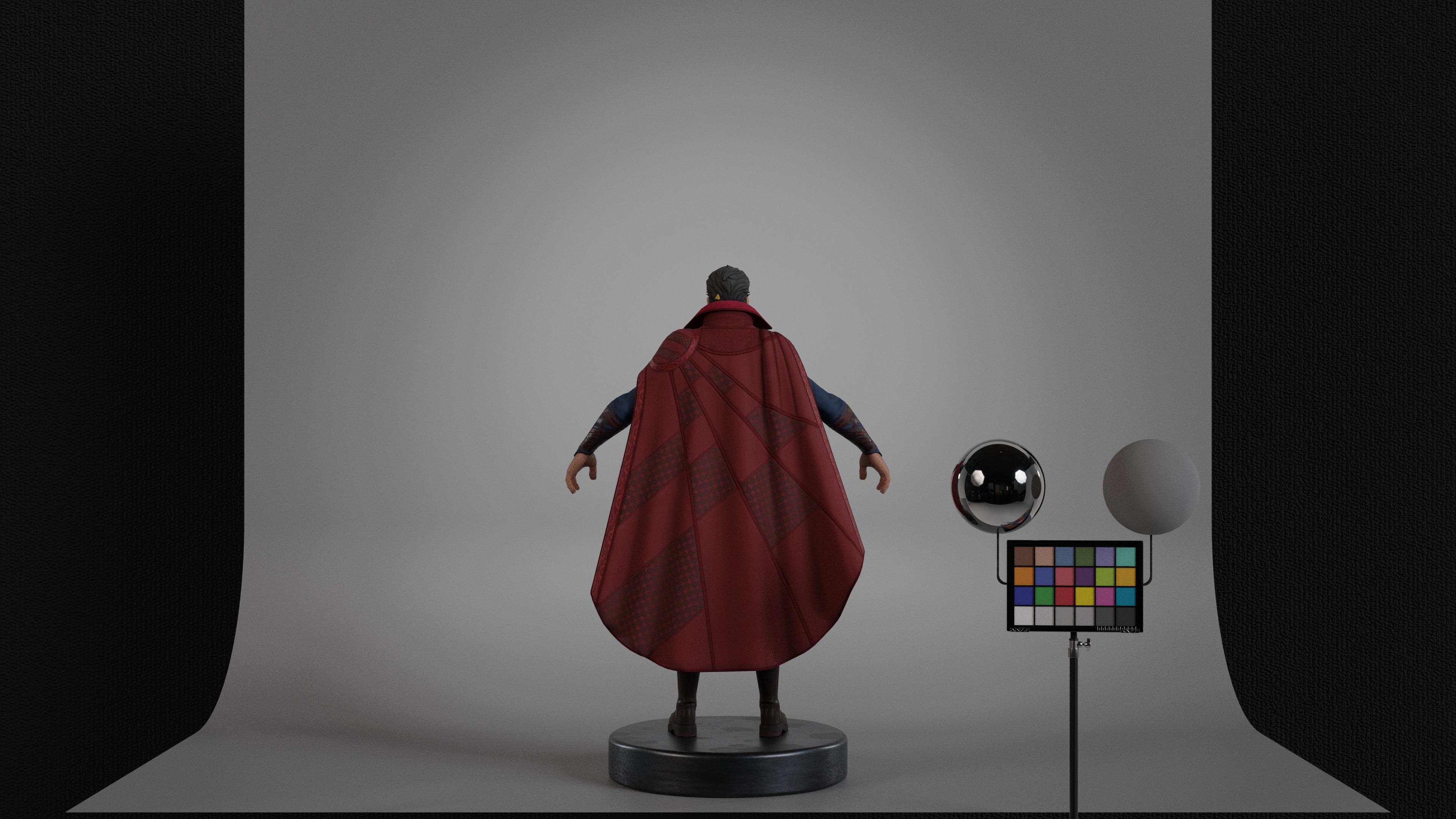 Doctor Strange Low-poly 3D model_5