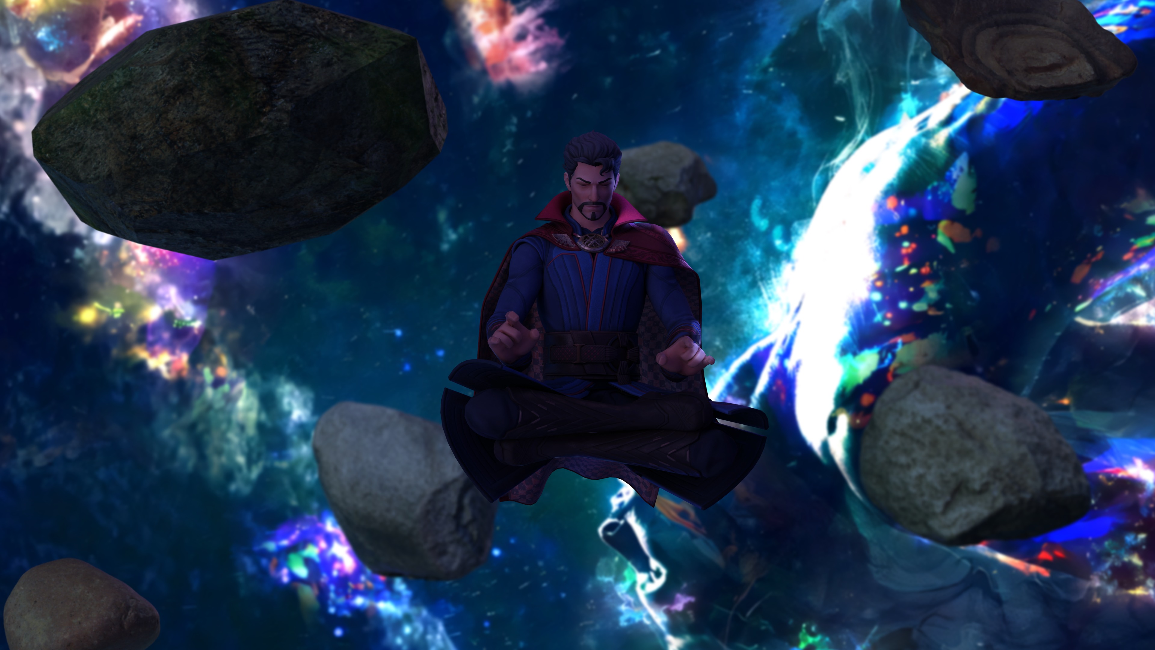 Doctor Strange Low-poly 3D model_21