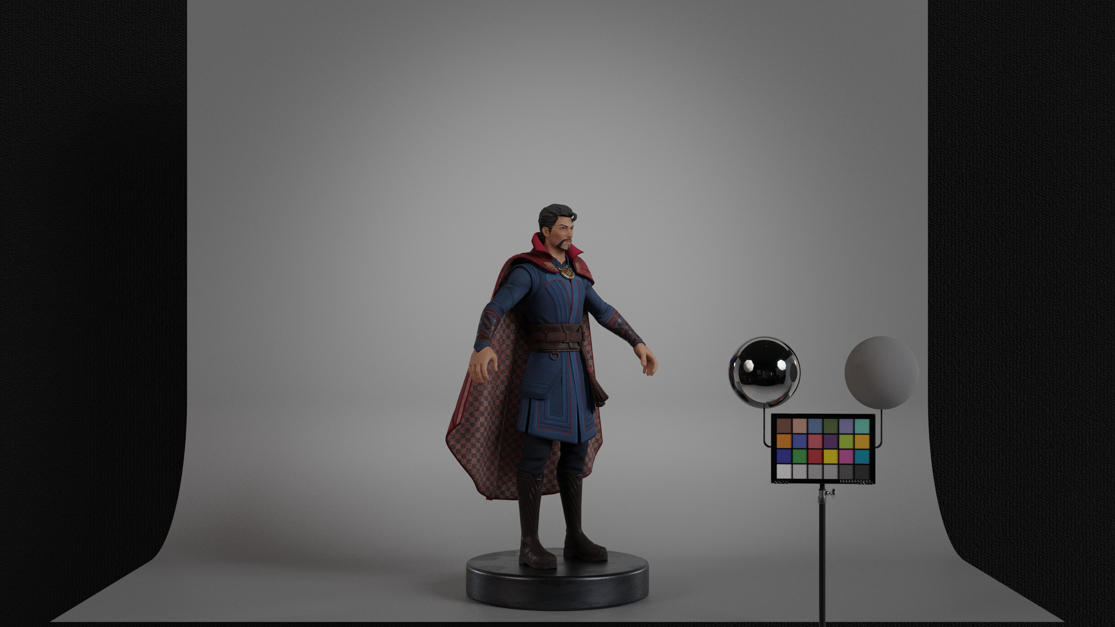 Doctor Strange Low-poly 3D model_2