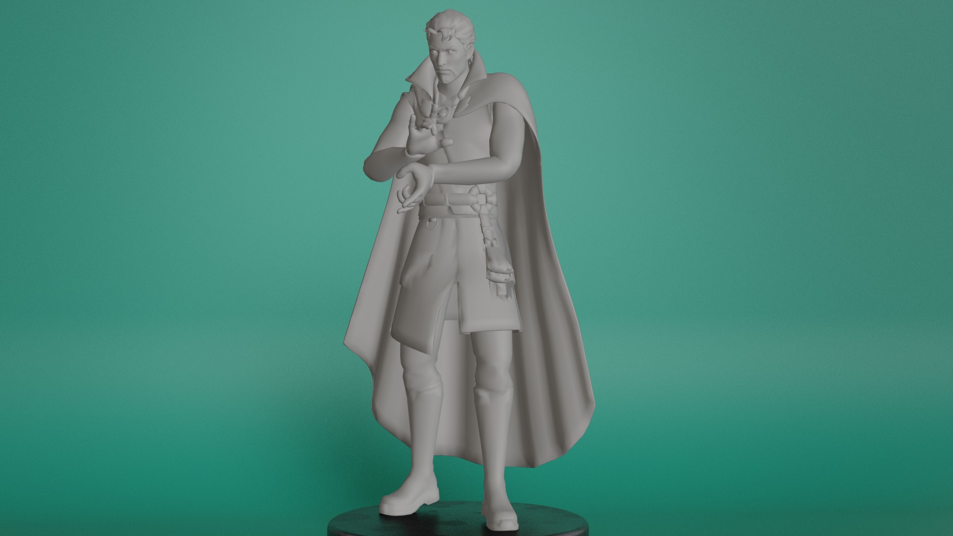 Doctor Strange Low-poly 3D model_18