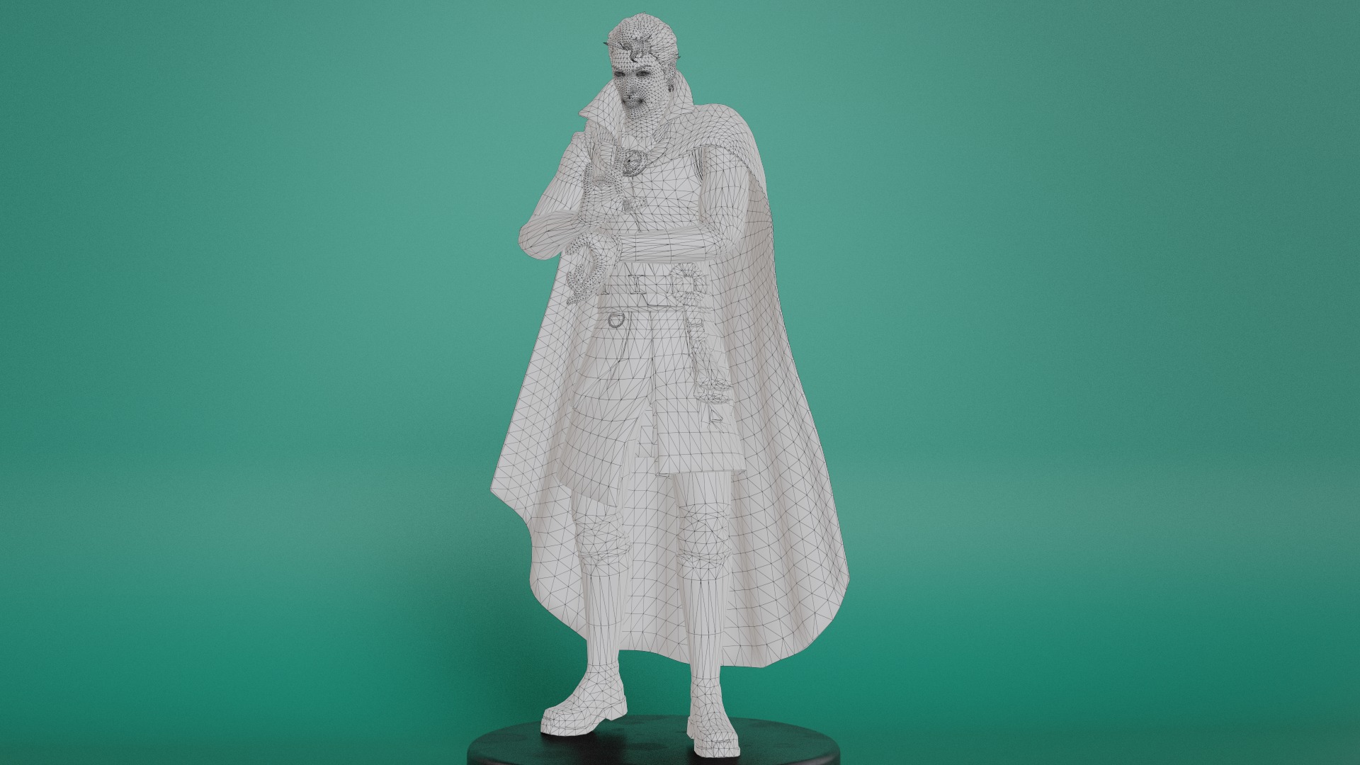 Doctor Strange Low-poly 3D model_19