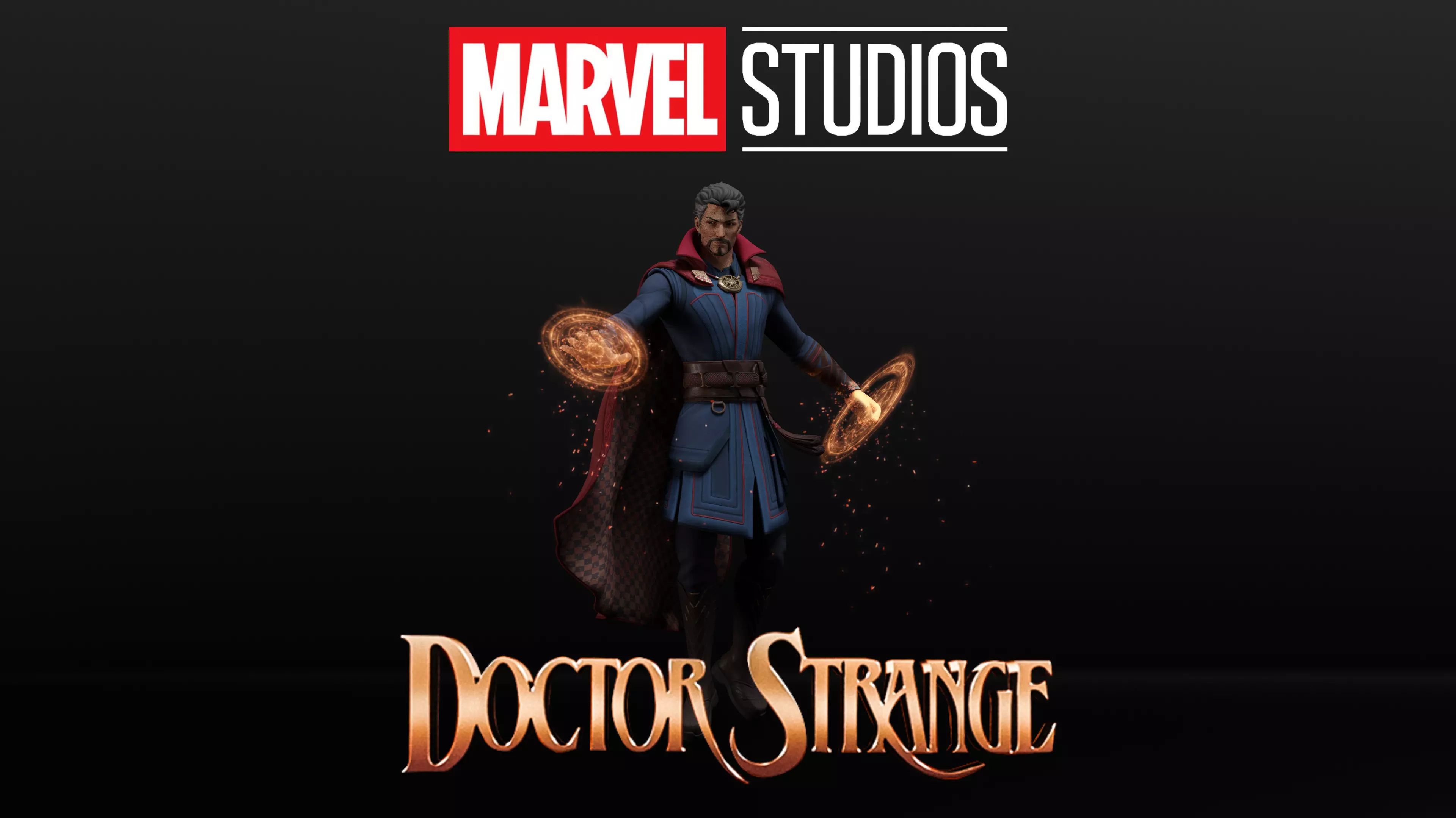 Doctor Strange Low-poly 3D model_0