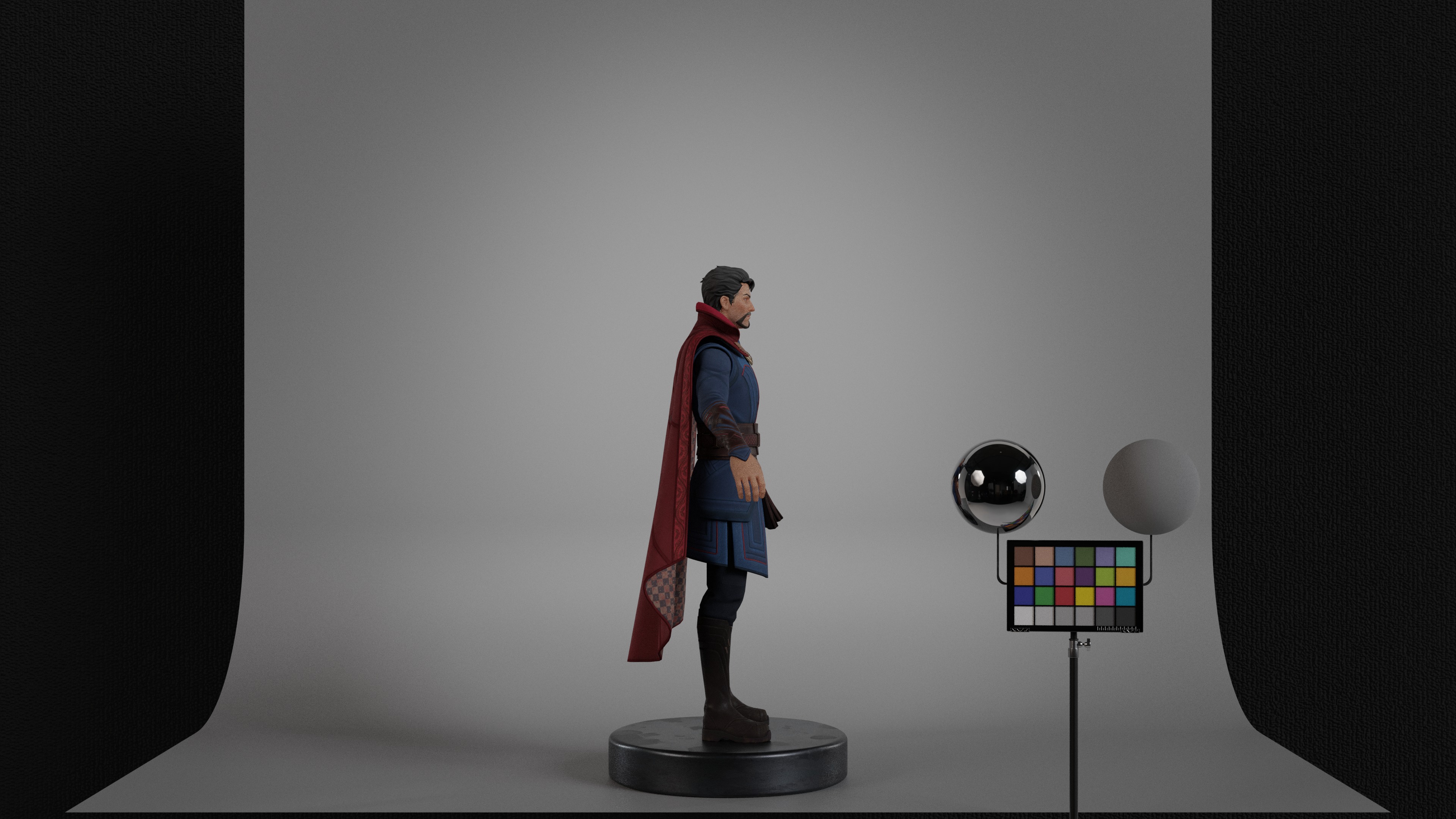 Doctor Strange Low-poly 3D model_3