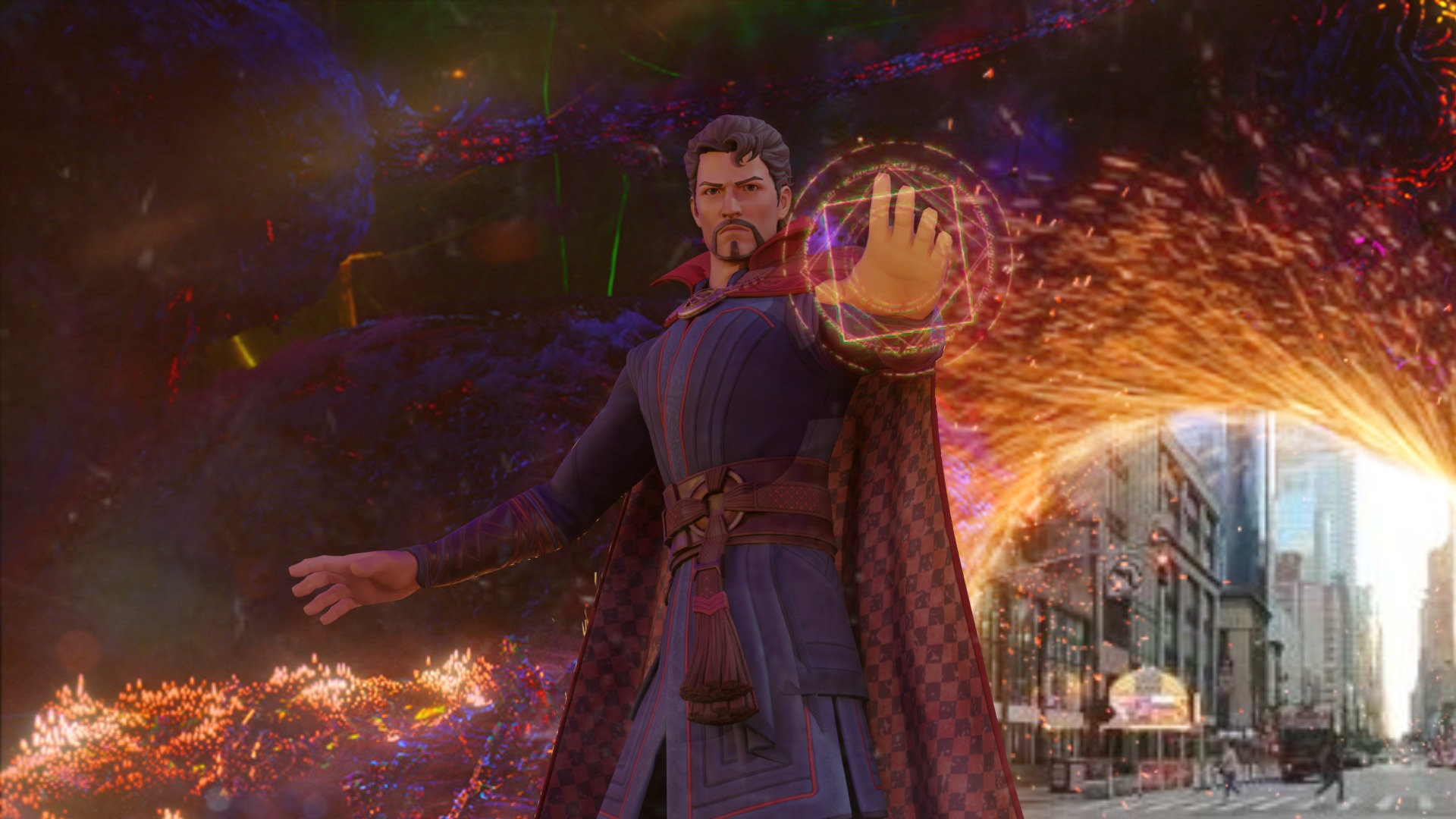 Doctor Strange Low-poly 3D model_20