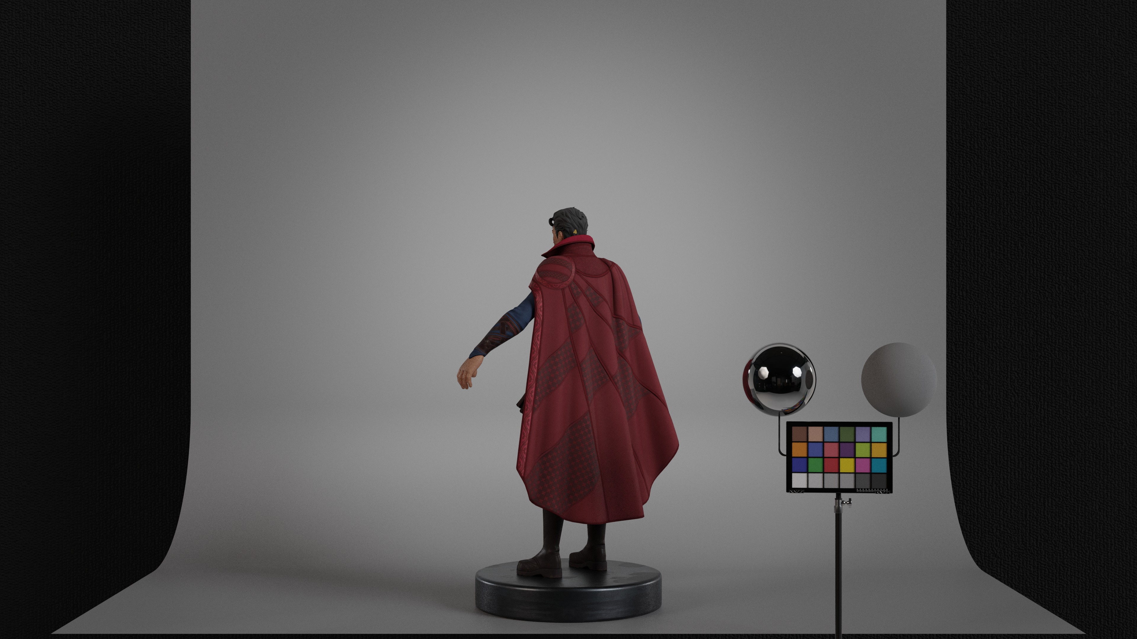 Doctor Strange Low-poly 3D model_6