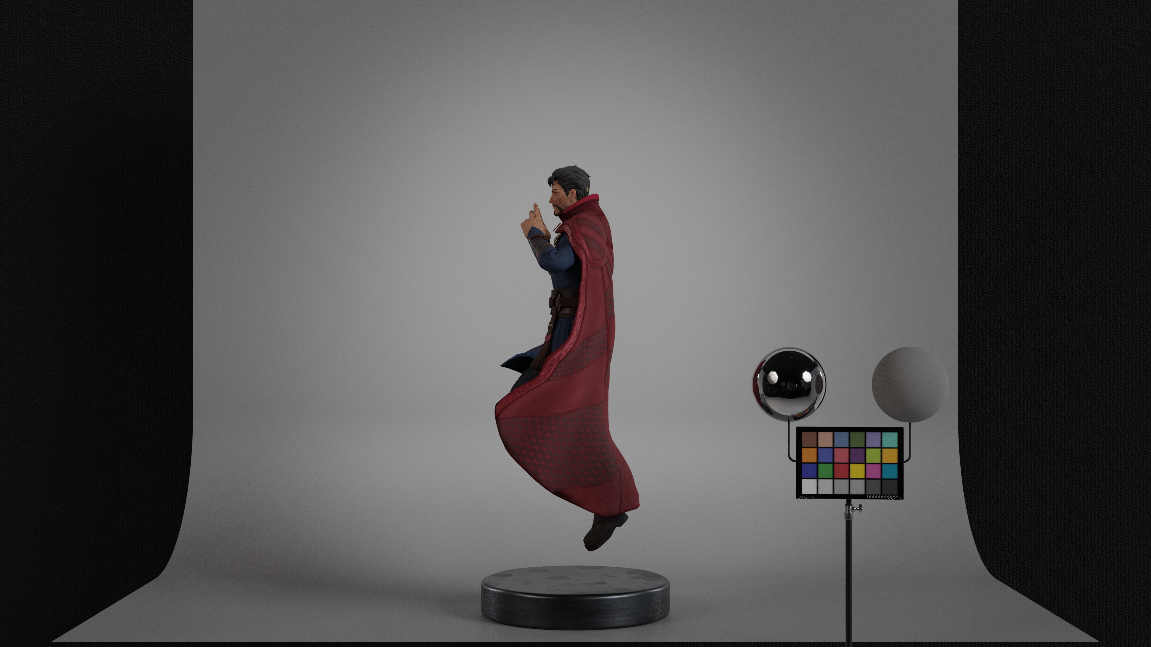 Doctor Strange Low-poly 3D model_15