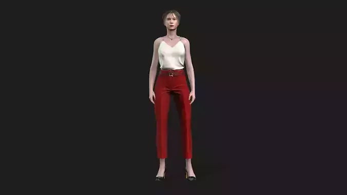 High Quality 3D Model of a Woman
