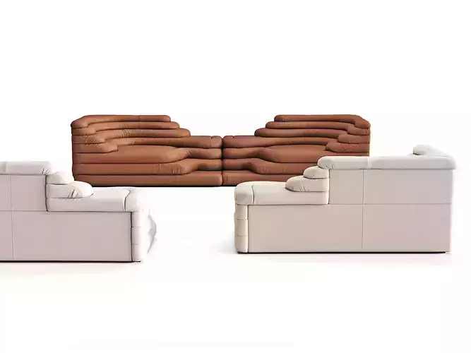 DS 1025 Terrazza Sofa Set 1 3D model