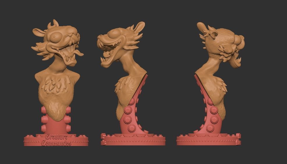 Weasel from Creatures Commandos 3D print model_1