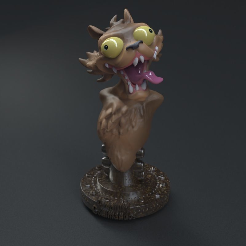 Weasel from Creatures Commandos 3D print model_9