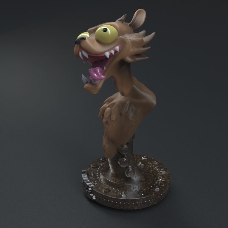 Weasel from Creatures Commandos 3D print model_11